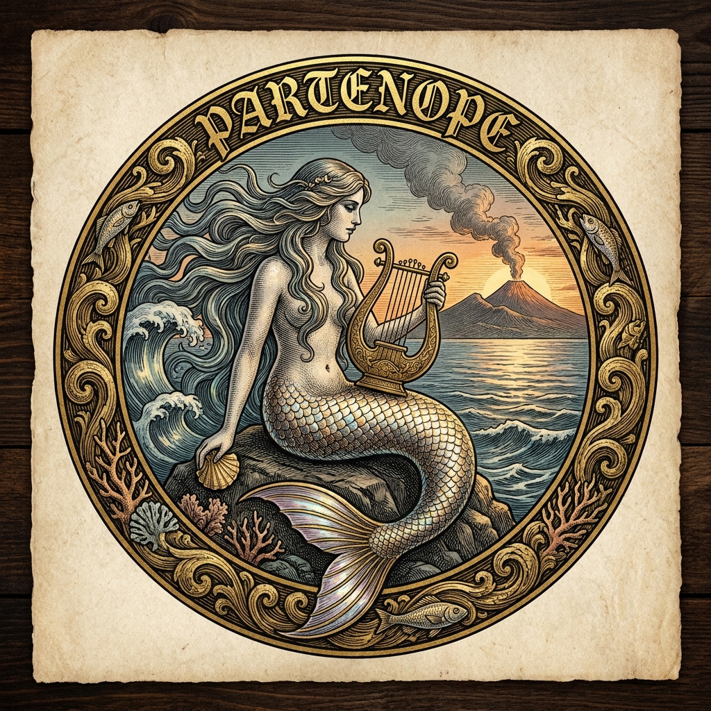 Partenope — sirena fondatrice di Napoli